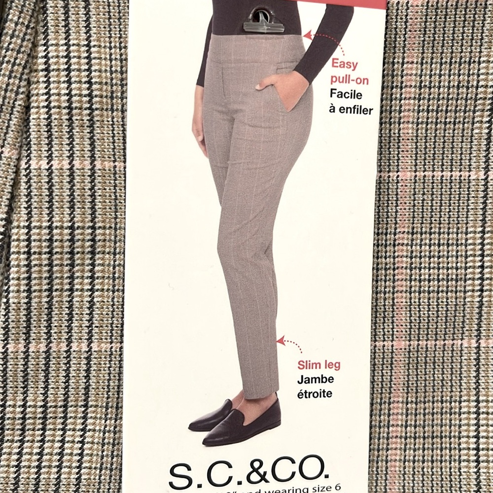 Sz 8: S.C. & Co. Pull on Dress Pants
